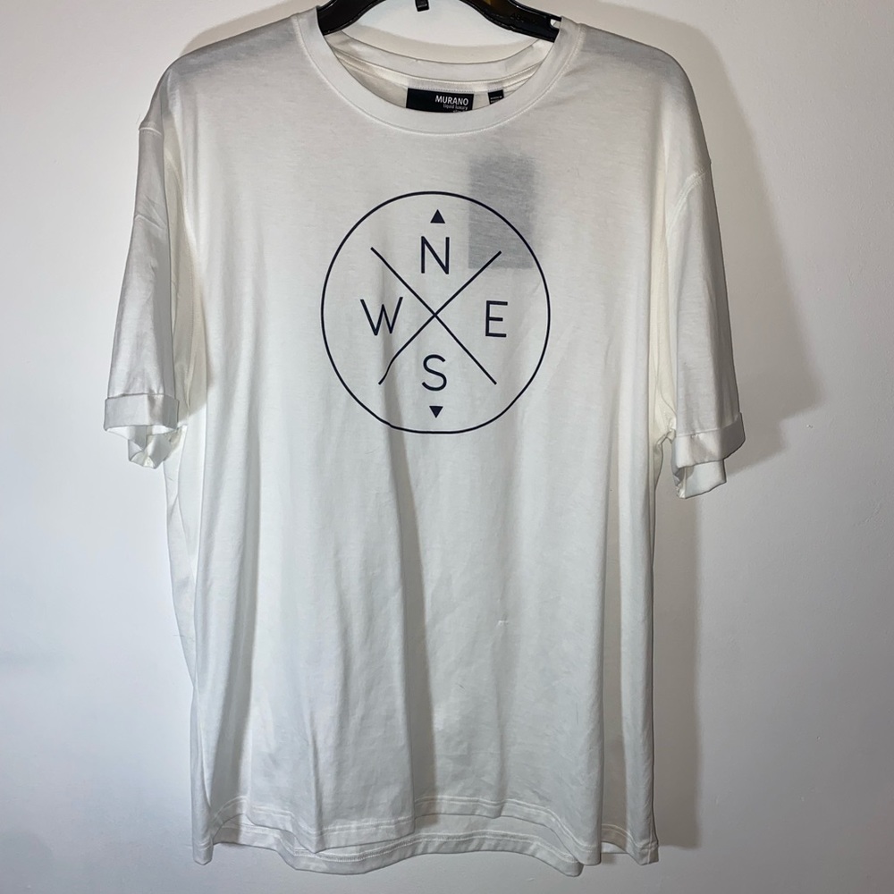 Slim Fit White Murano T-Shirt